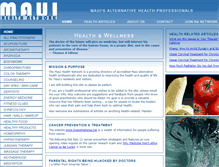 Tablet Screenshot of mauihealthnetwork.com